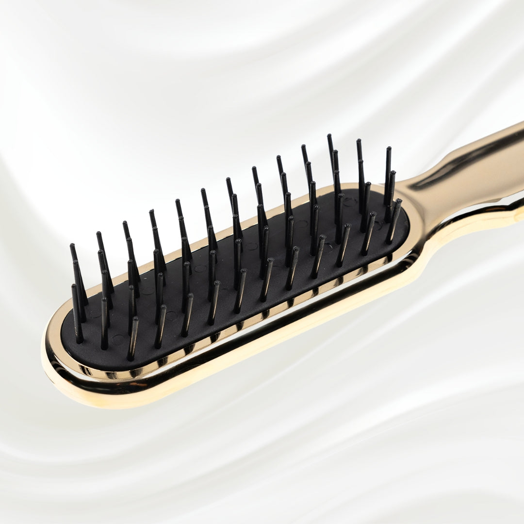 Metallic Styling Brush - Pneumatic Synthetic Pins for Thick & Coarse Hair KOH-I-NOOR Beauty USA