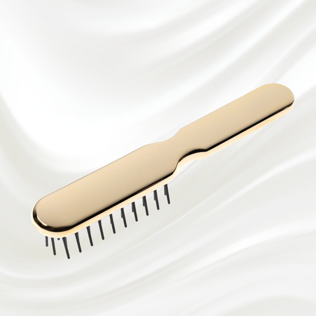 Metallic Styling Brush - Pneumatic Synthetic Pins for Thick & Coarse Hair KOH-I-NOOR Beauty USA