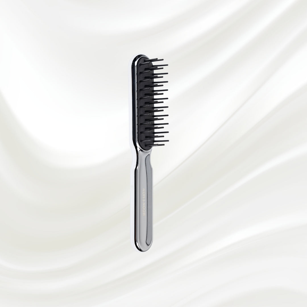 Metallic Styling Brush - Pneumatic Synthetic Pins for Thick & Coarse Hair KOH-I-NOOR Beauty USA