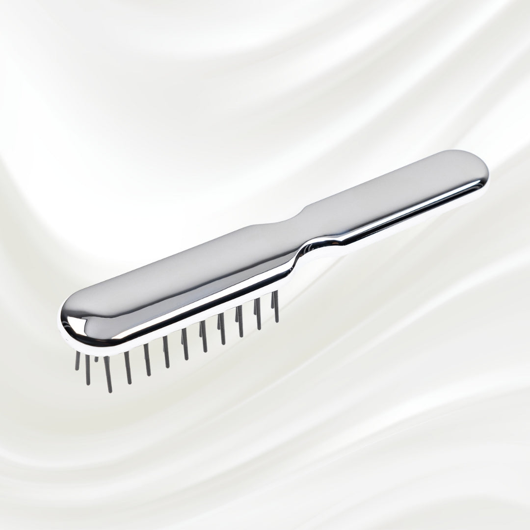 Metallic Styling Brush - Pneumatic Synthetic Pins for Thick & Coarse Hair KOH-I-NOOR Beauty USA