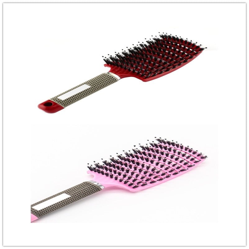 Hairbrush Anti Klit Brushy Haarborstel Women Detangler Hair Brush Bristle Nylon Scalp Massage  Teaser Hair Brush Comb Noventix