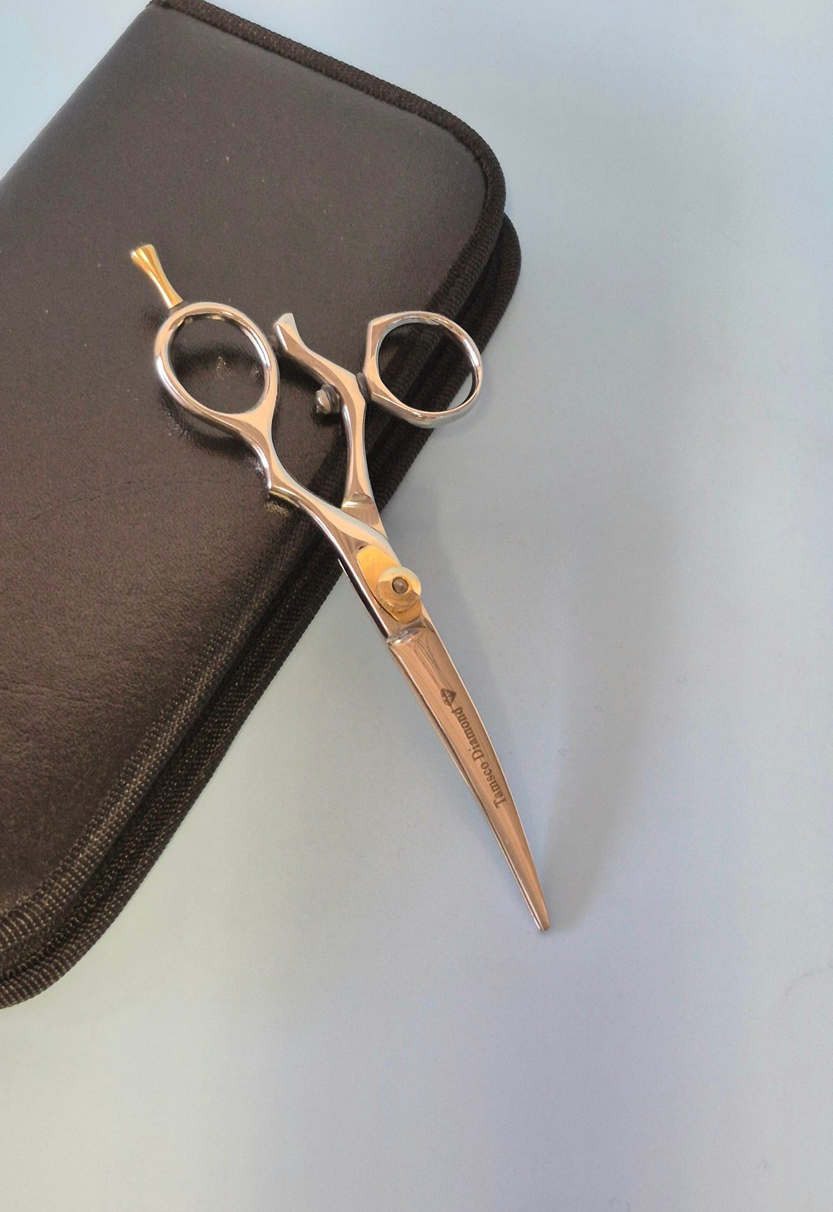 Sabre Curved Shears 6" Swivel Thumb Tamsco Precision Tools