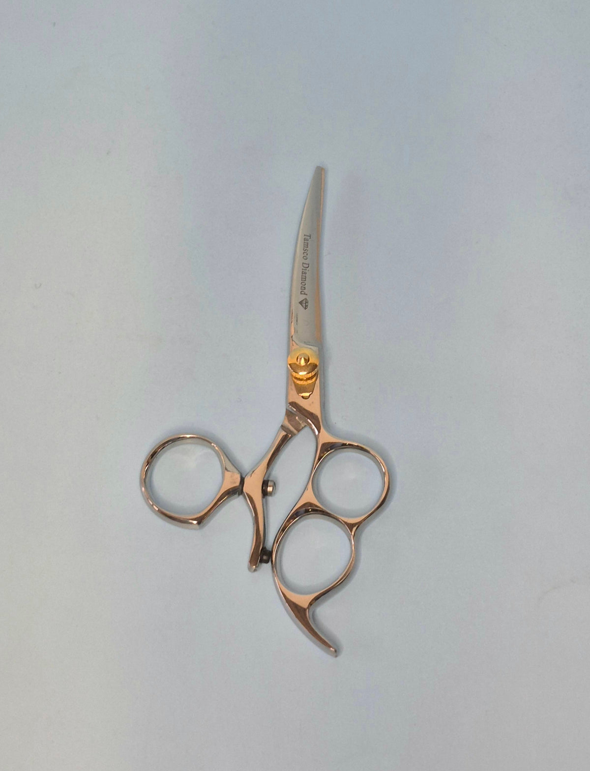 Sabre Curved Shears 6" Swivel Thumb Triple Ring Tamsco Precision Tools