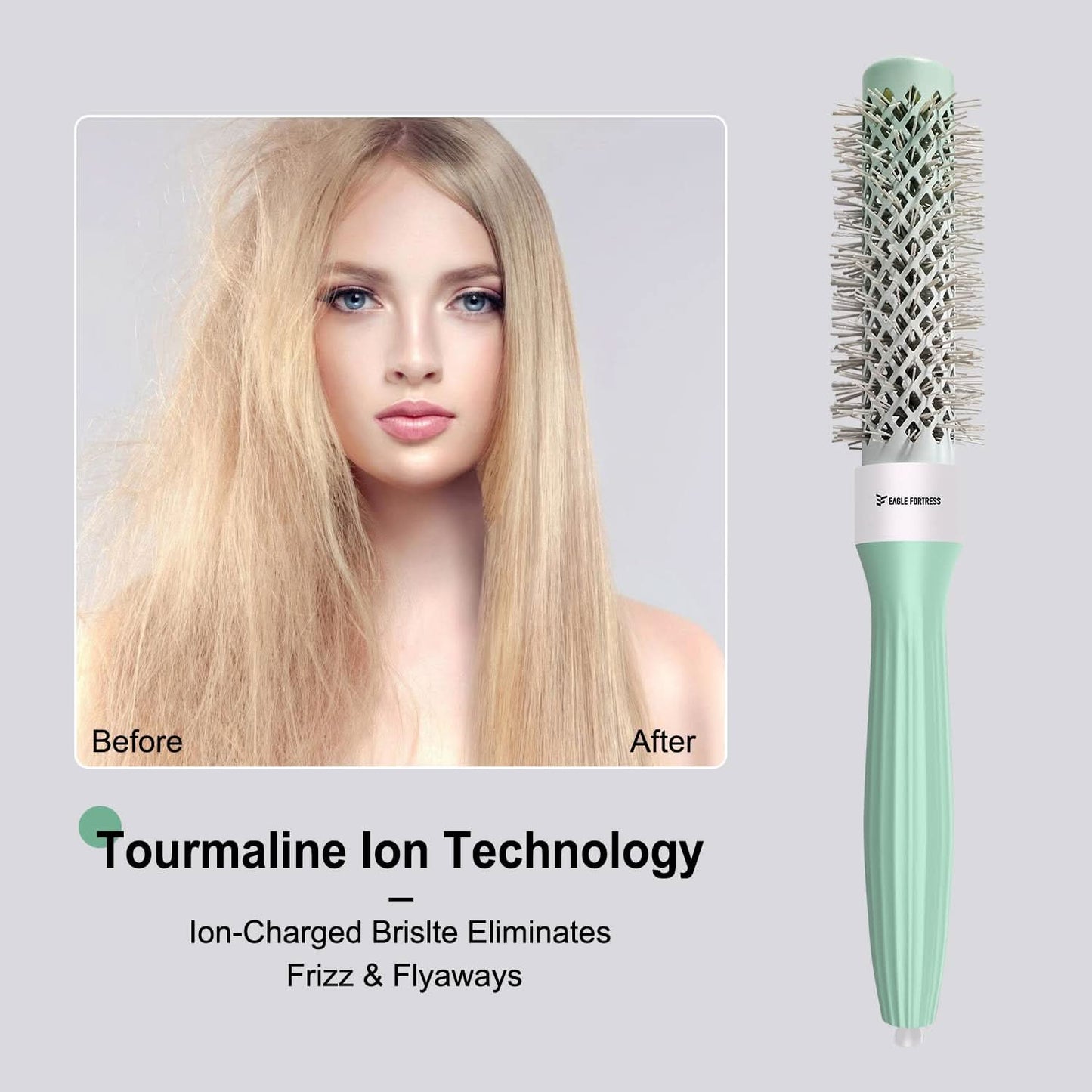 Eagle Fortress Professional Round Hair Brush 0.98 in The Beauty Box