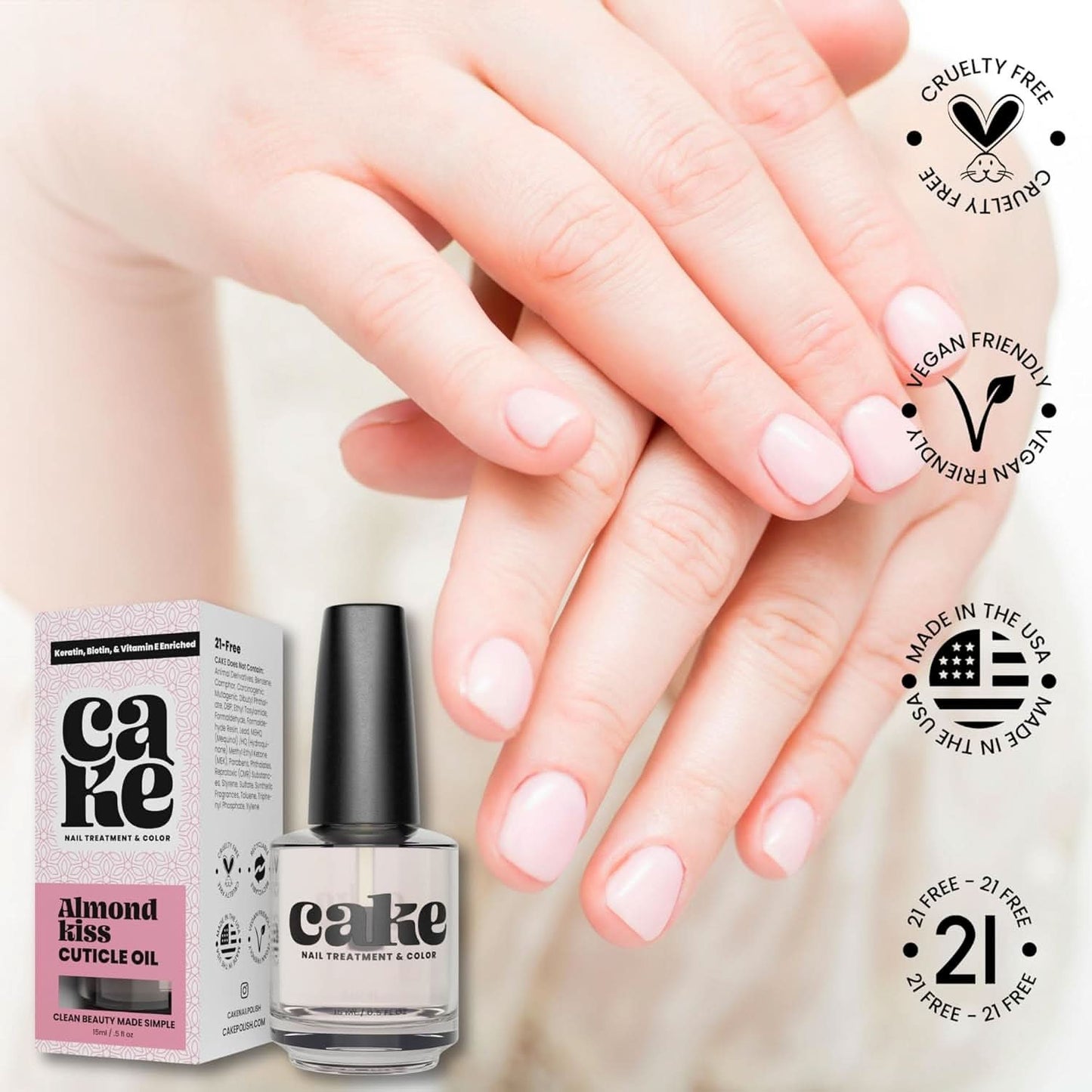 Cake Polish Almond Kiss Cuticle Oil The Beauty Box