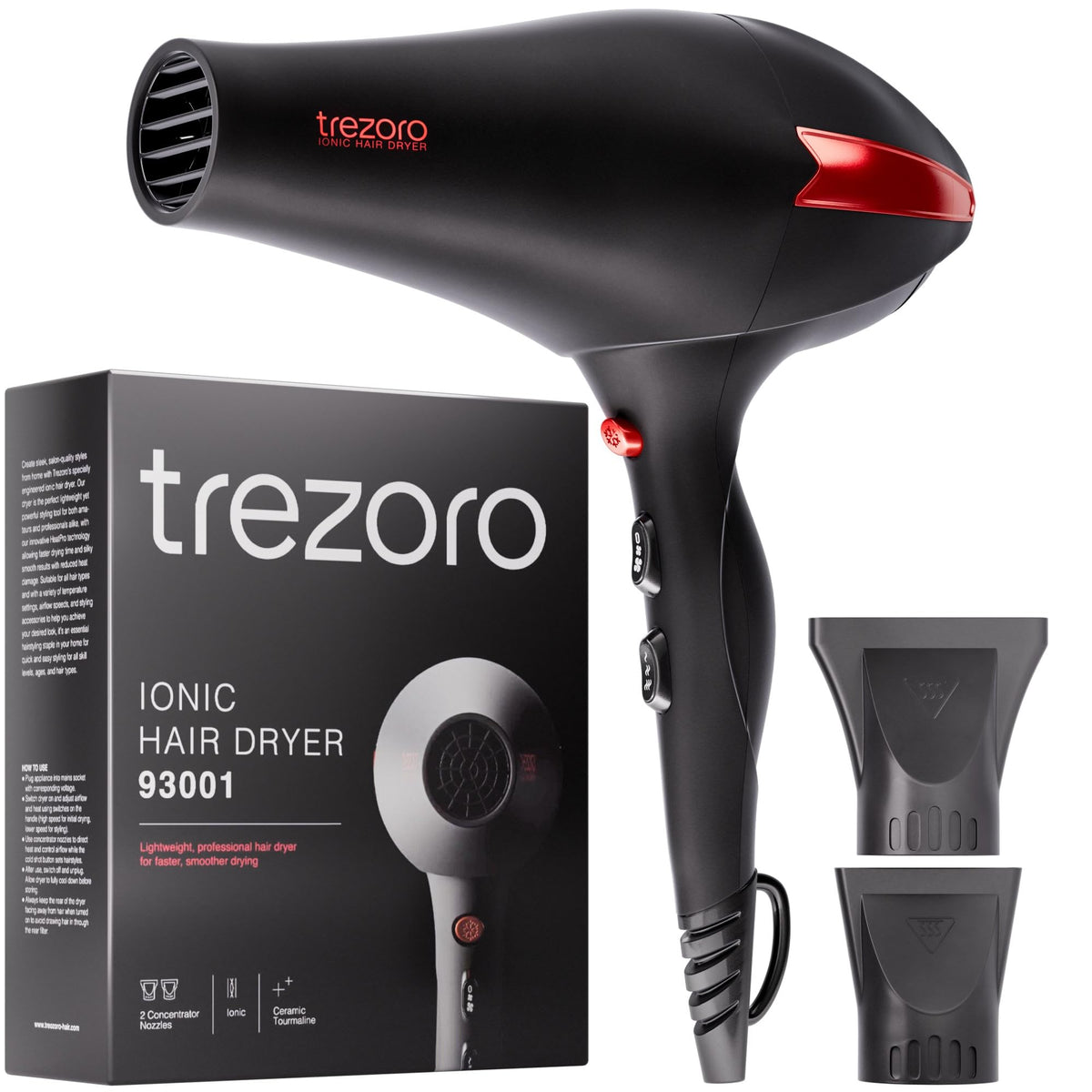 Professional Ionic Hair Dryer, 2200W, Lightweight Take It or Leave It
