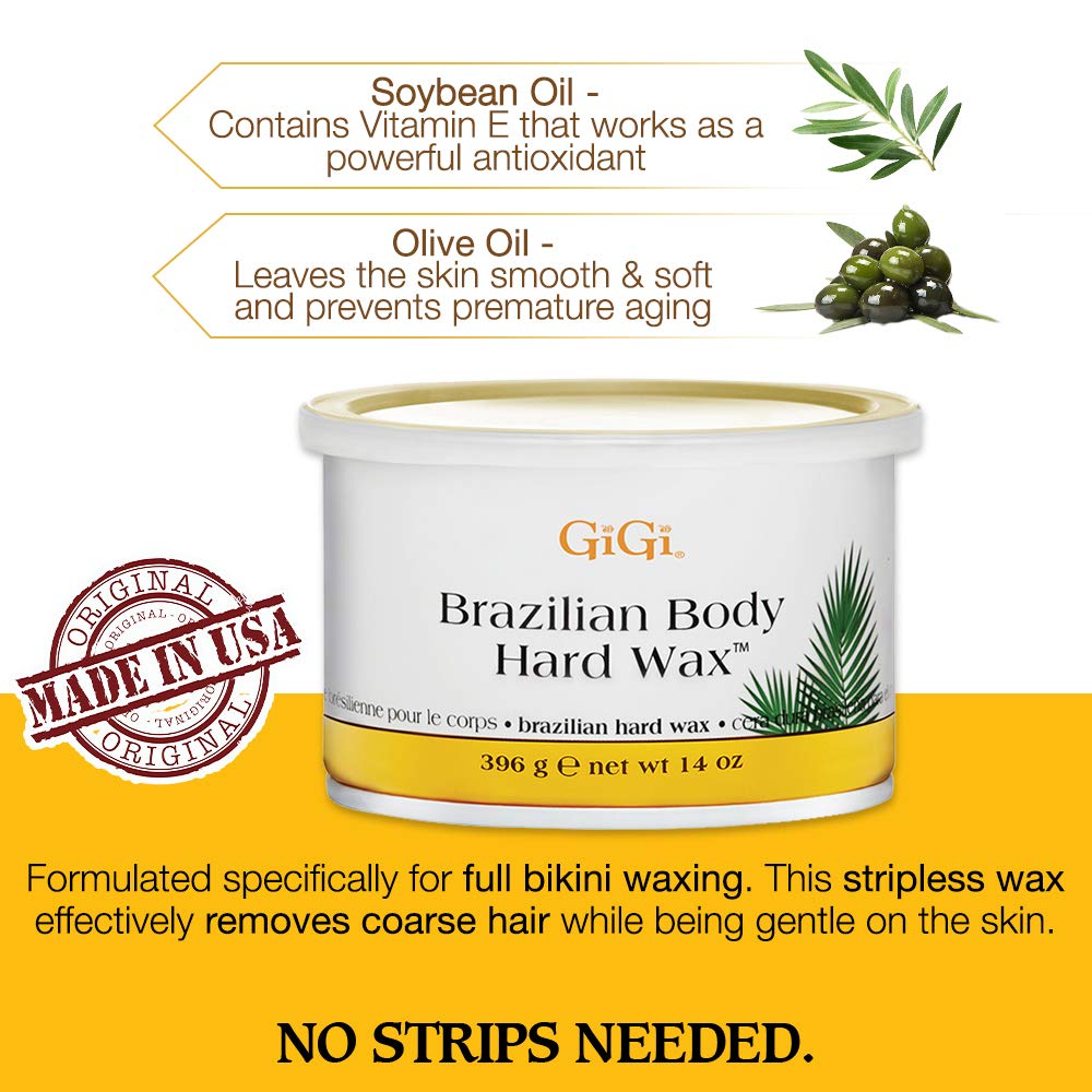GiGi Brazilian Body Hard Wax™ 14 Oz Lunali Nail Supply