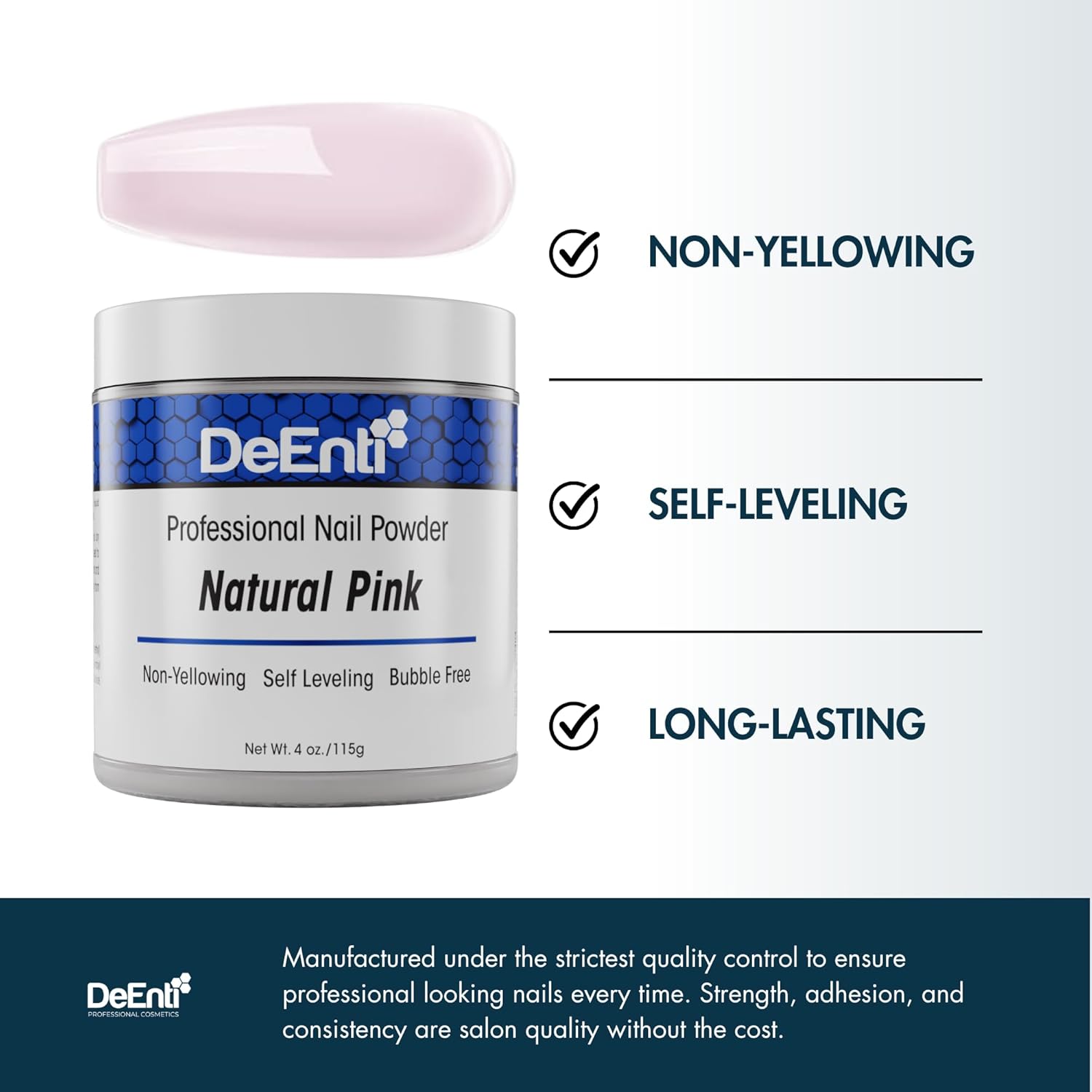 Natural Pink Acrylic Powder – 4 oz Lunali Nail Supply