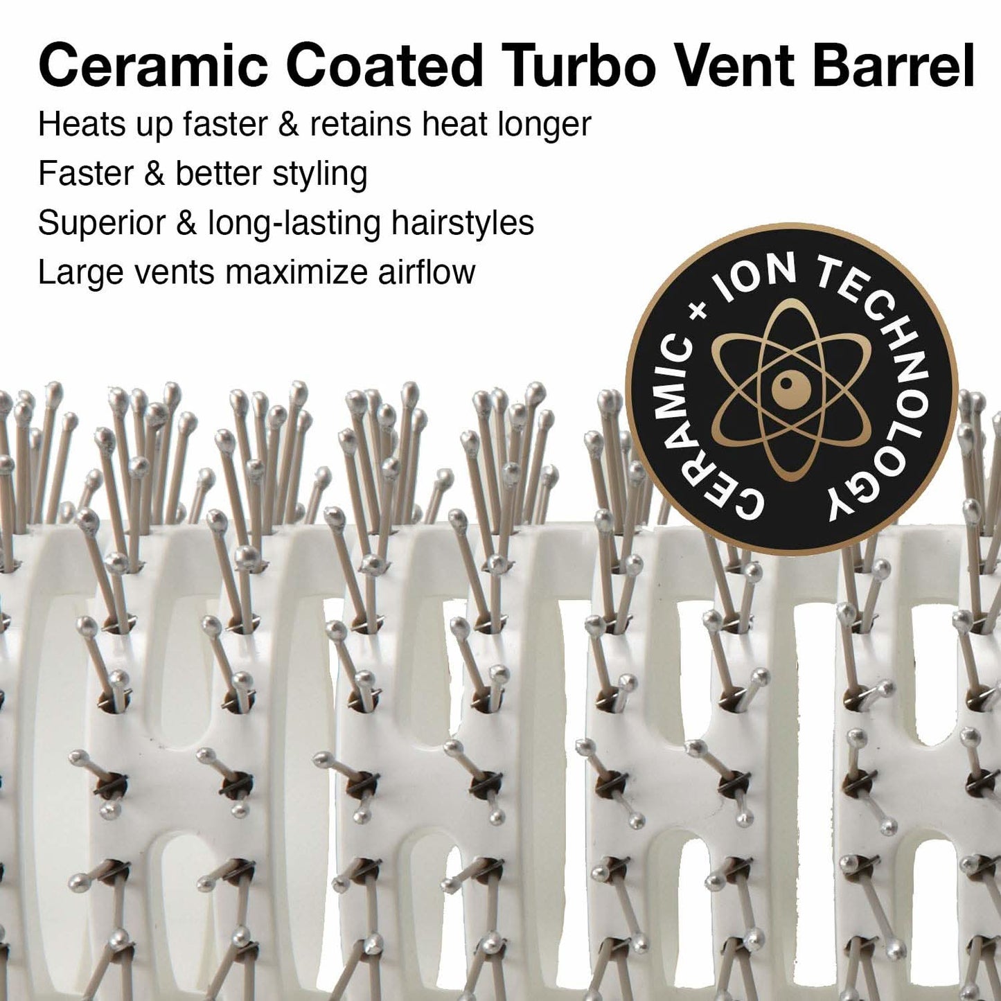 Olivia Garden Ceramic + Ion Turbo Vent Pro Collection 2 1/2" CITV-PROMD The Beauty Box