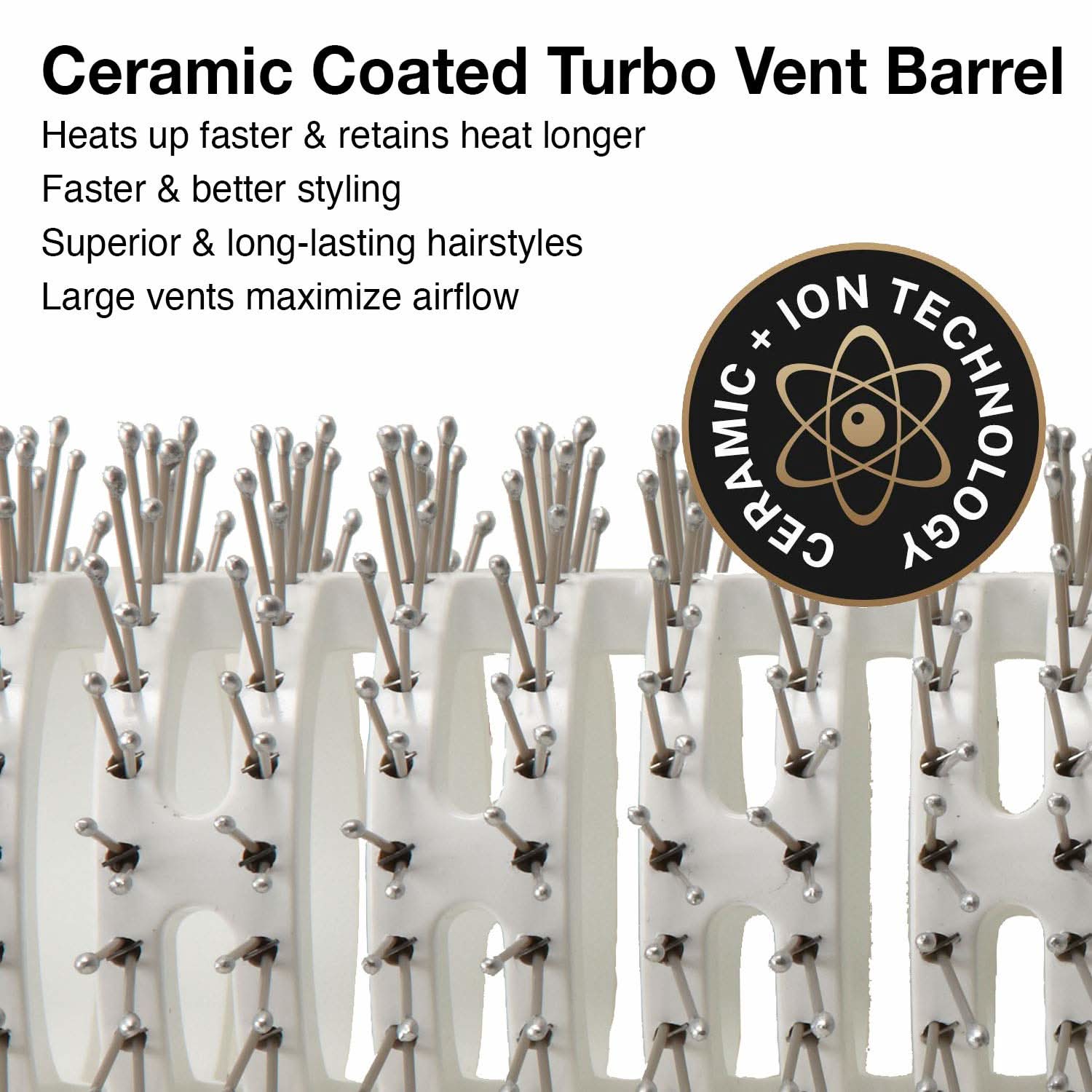 Olivia Garden Ceramic + Ion Turbo Vent Pro Collection 2 1/2" CITV-PROMD The Beauty Box