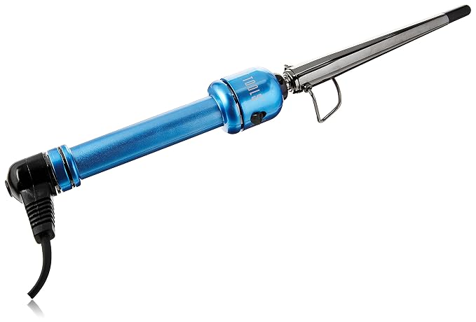 Hot Tools Blue Ice Titanium 3/4" Cone Curling Iron VIP Extensions