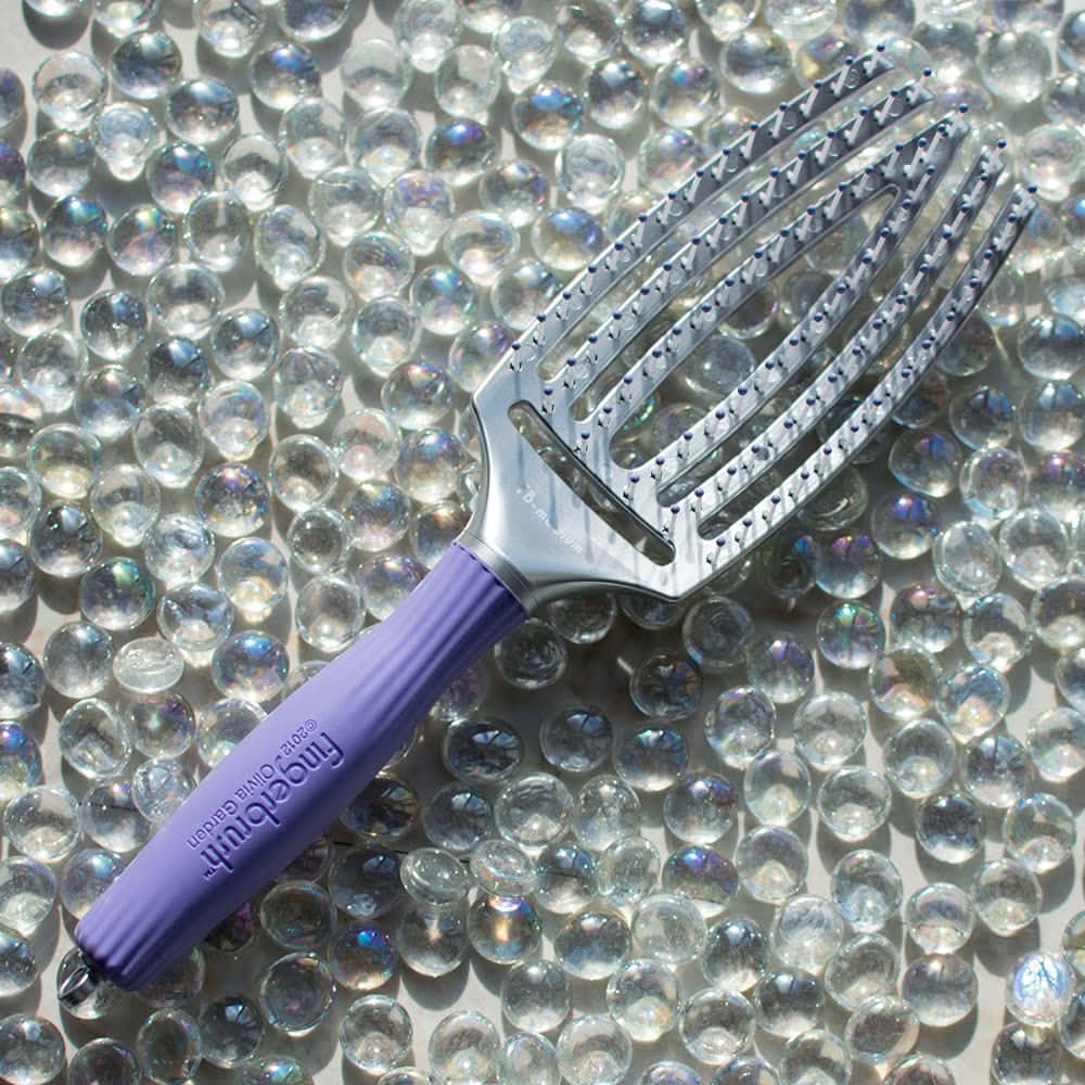 Olivia Garden Fingerbrush Curved & Vented Paddle Hair Brush FB-LG The Beauty Box