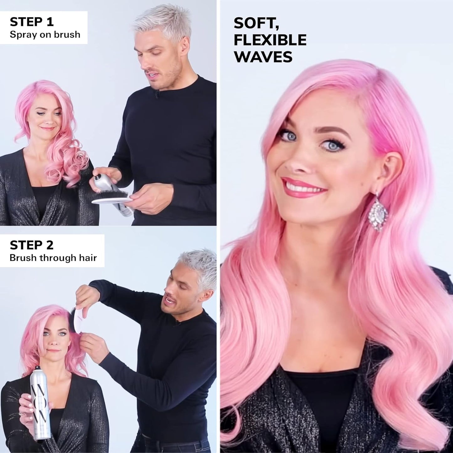 COLOR WOW Cult Favorite Firm + Flexible Hairspray – Lightweight spray with all day hold | Humidity resistance | Heat + UV protection | non stiff, non sticky | Brushable | Non yellowing 7DAY'S