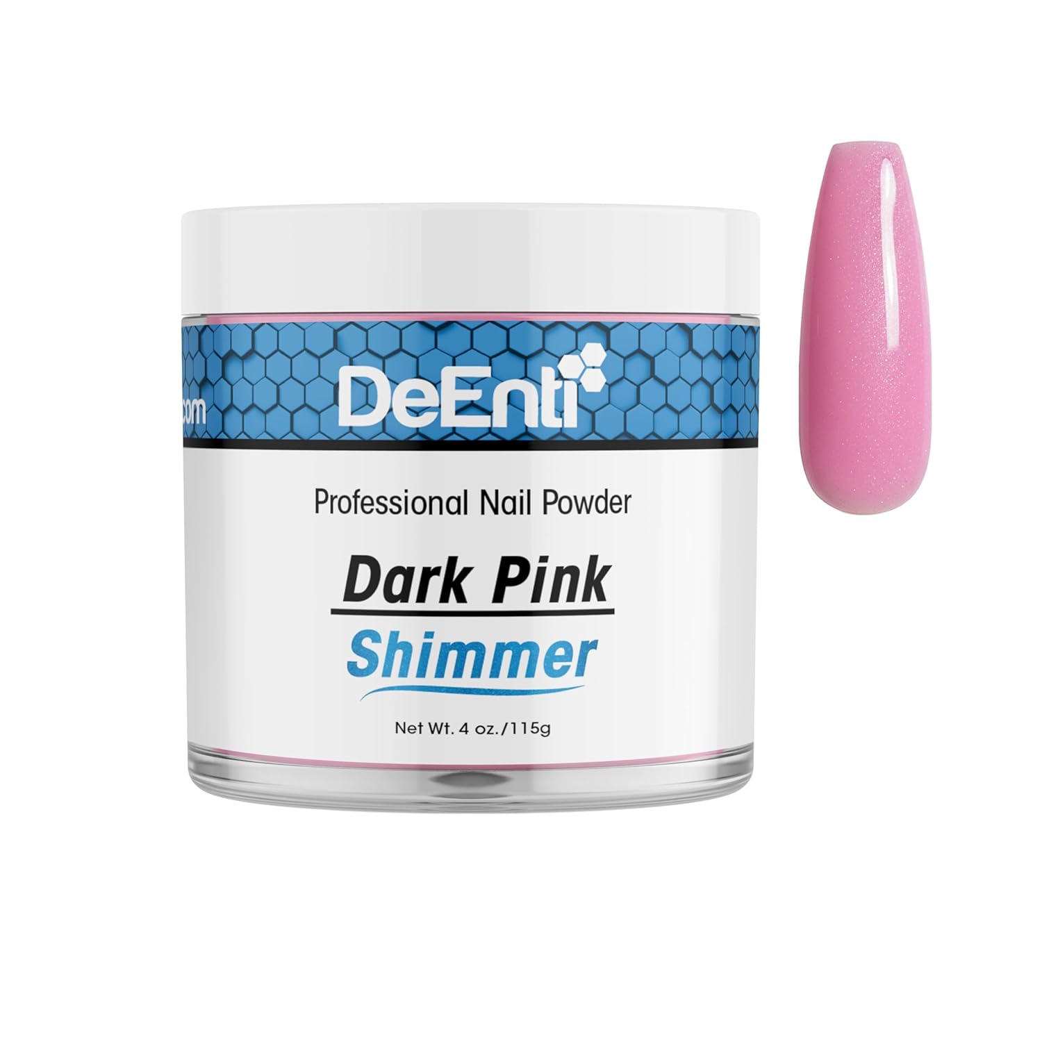 Dark Pink Shimmer Acrylic Powder – 4 oz Lunali Nail Supply