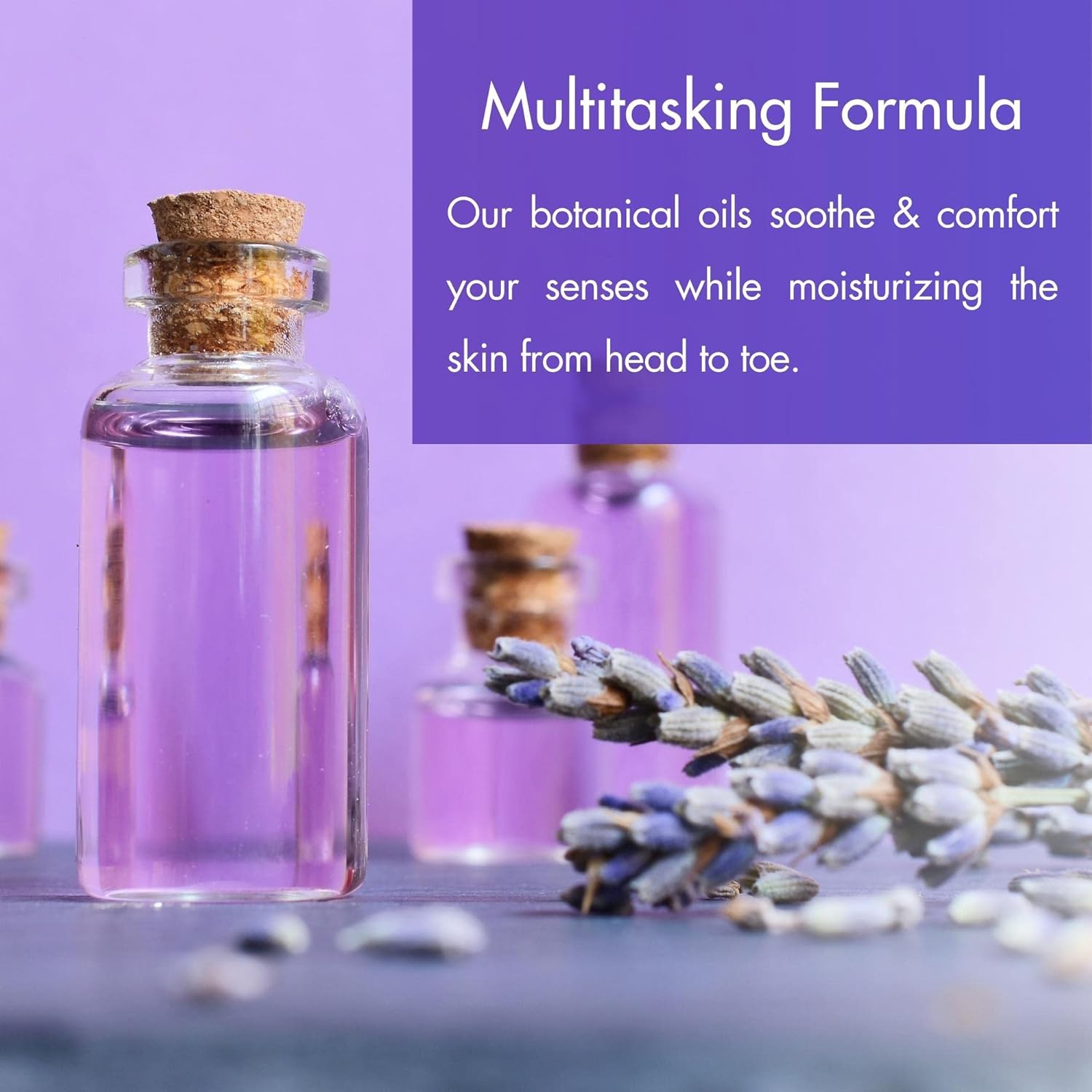 Massage Oil 32oz - Lavender & Wildflower | Mani Pedi Body Lunali Nail Supply