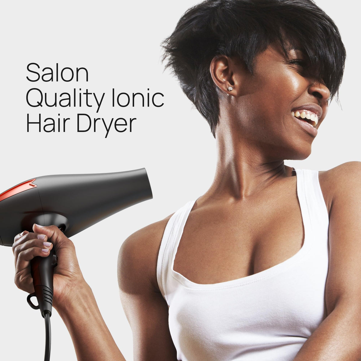 Professional Ionic Hair Dryer, 2200W, Lightweight Take It or Leave It