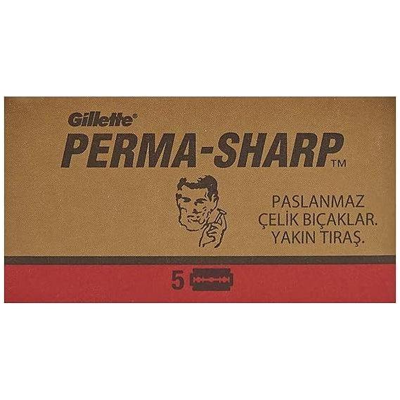 Gillete Perma-Sharp Double Edge Razor Blades - 20x5 Pack Pasteur Pharmacy