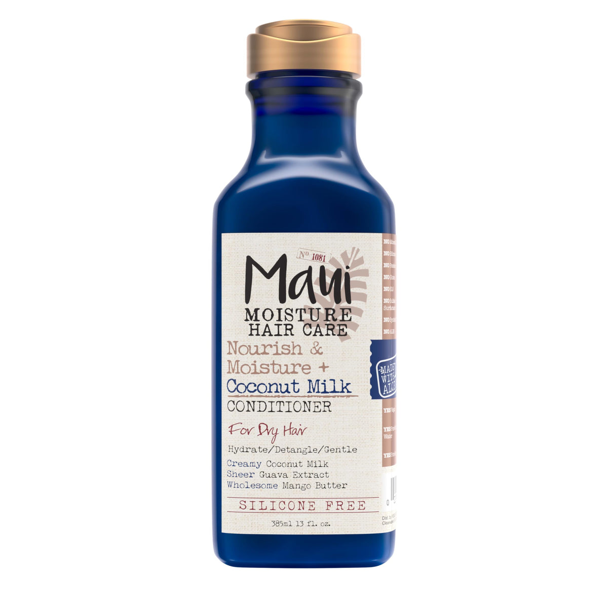 Maui Moisture Nourishing + Coconut Milk Hair Conditioner for Dry Hair - 13.01 fl oz Beauty Care Bag