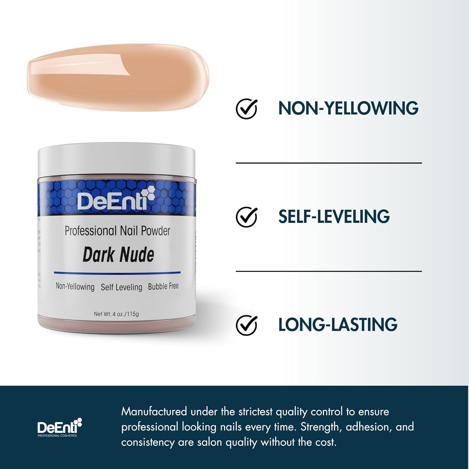 Dark Nude Acrylic Powder – 4 oz Lunali Nail Supply