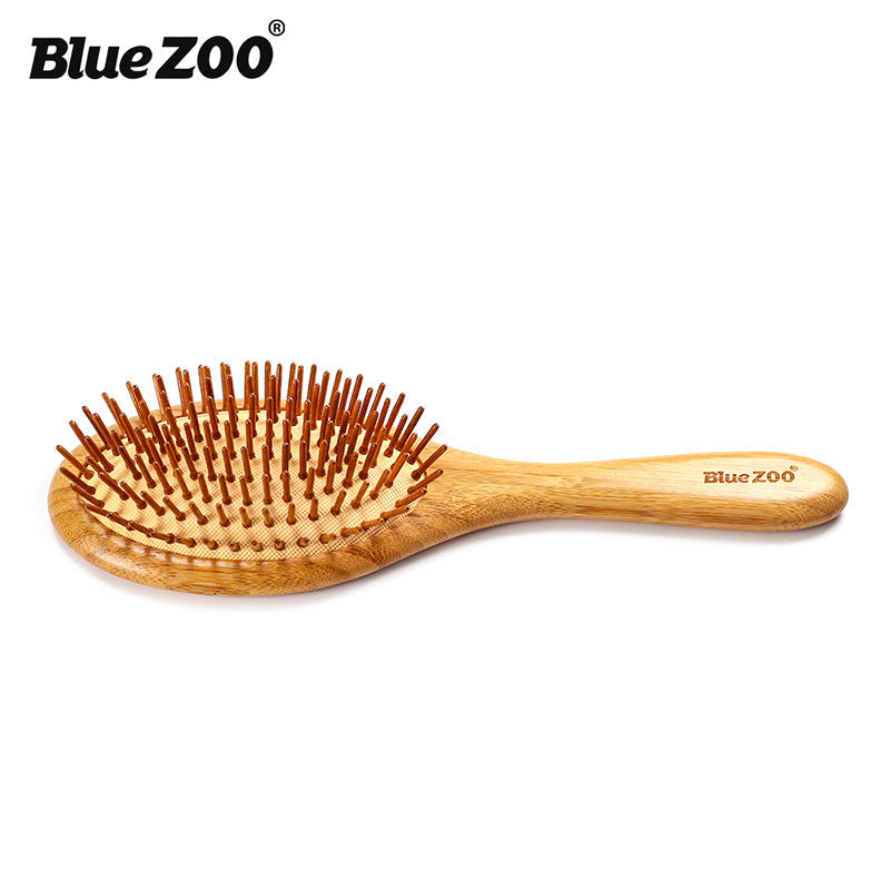 Pointed BlueZOO Massage Air Cushion Airbag Comb Bamboo Bristle Needle Comb Hairdressing Wood Comb RANOVA USA