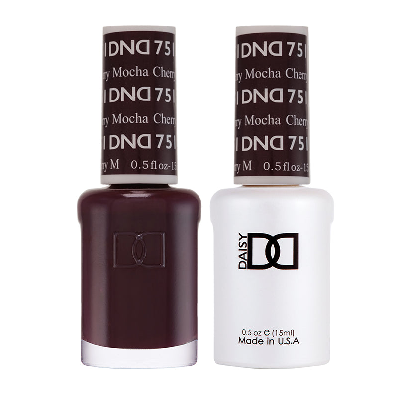 Cherry Mocha #751 - DND Gel Duo Lunali Nail Supply