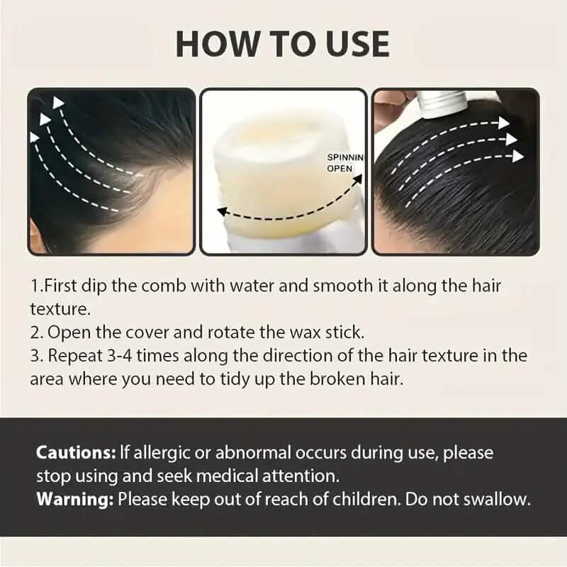 75g Hair Wax Stick for Flyaways and Frizz Control DailySale