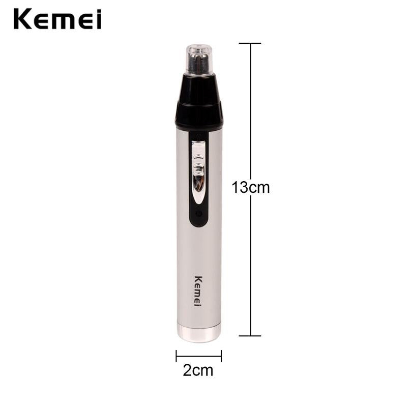 Kemei Fast shaving Men Electric Nose Ear Hair Trimmer Painless Women trimming sideburns eyebrows Beard hair clipper cut Shaver46 American Smart