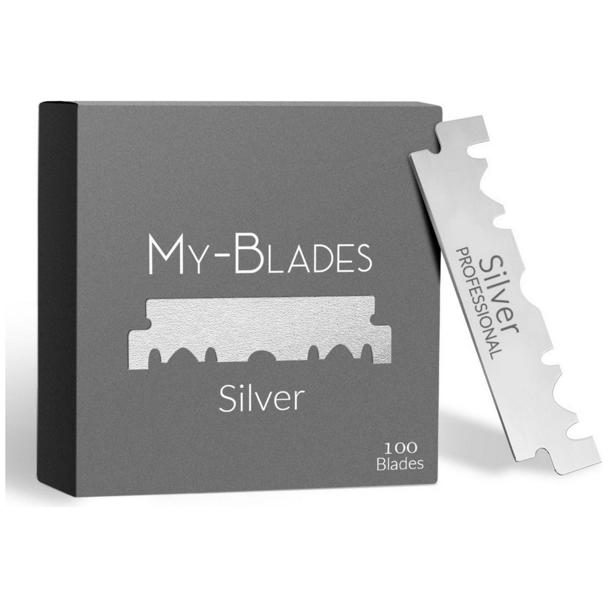 My-Blades Silver Single Edge Razor Blades 100 ct Pasteur Pharmacy