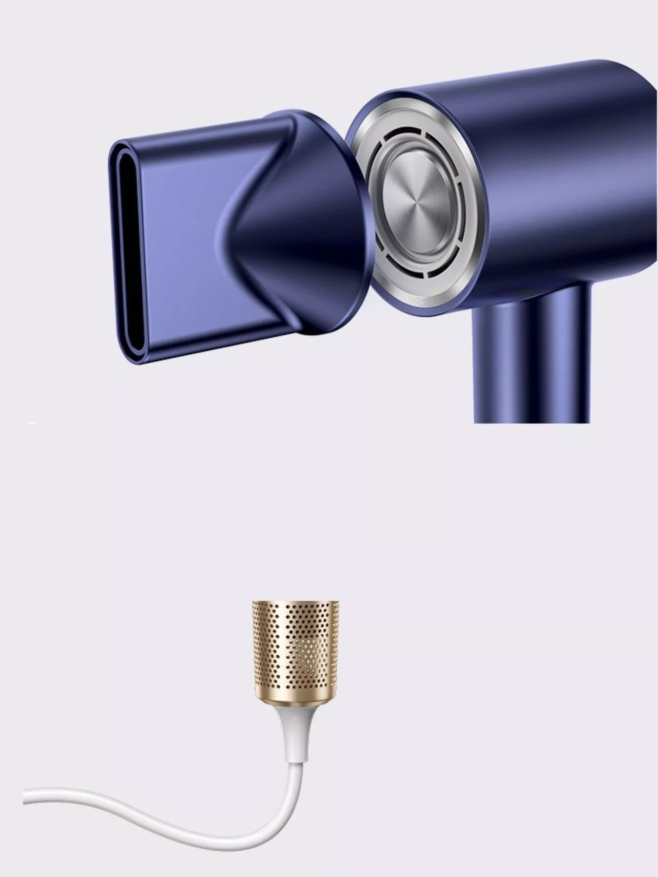 Smart Temperature Control High-speed Hair Dryer Unique Oils
