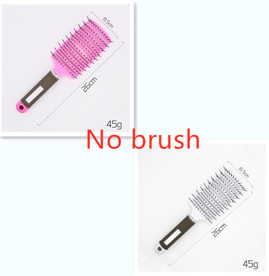 Hairbrush Anti Klit Brushy Haarborstel Women Detangler Hair Brush Bristle Nylon Scalp Massage  Teaser Hair Brush Comb Noventix