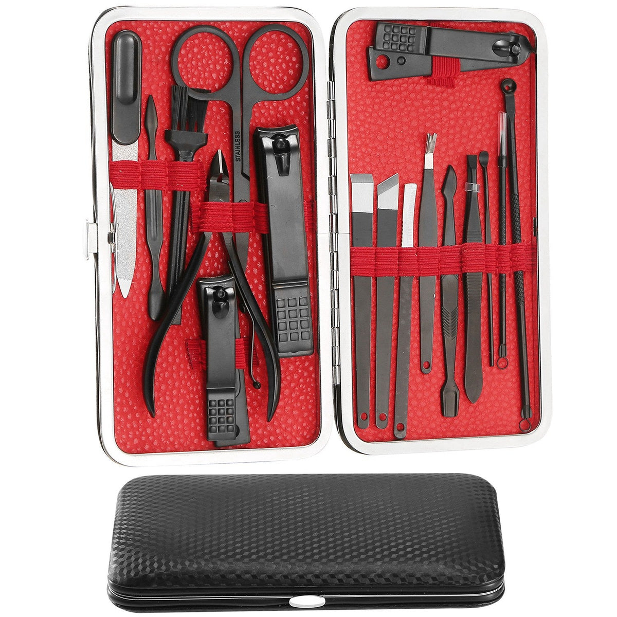 17Pcs Set Manicure Pedicure Set Gamba Beauty