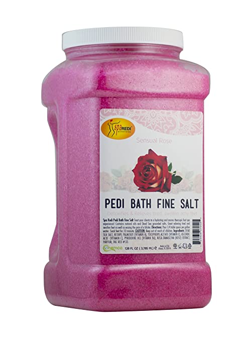 Spa Redi - Fine Bath Salt - Sensual Rose 128oz Queen Nails & Beauty Supplies