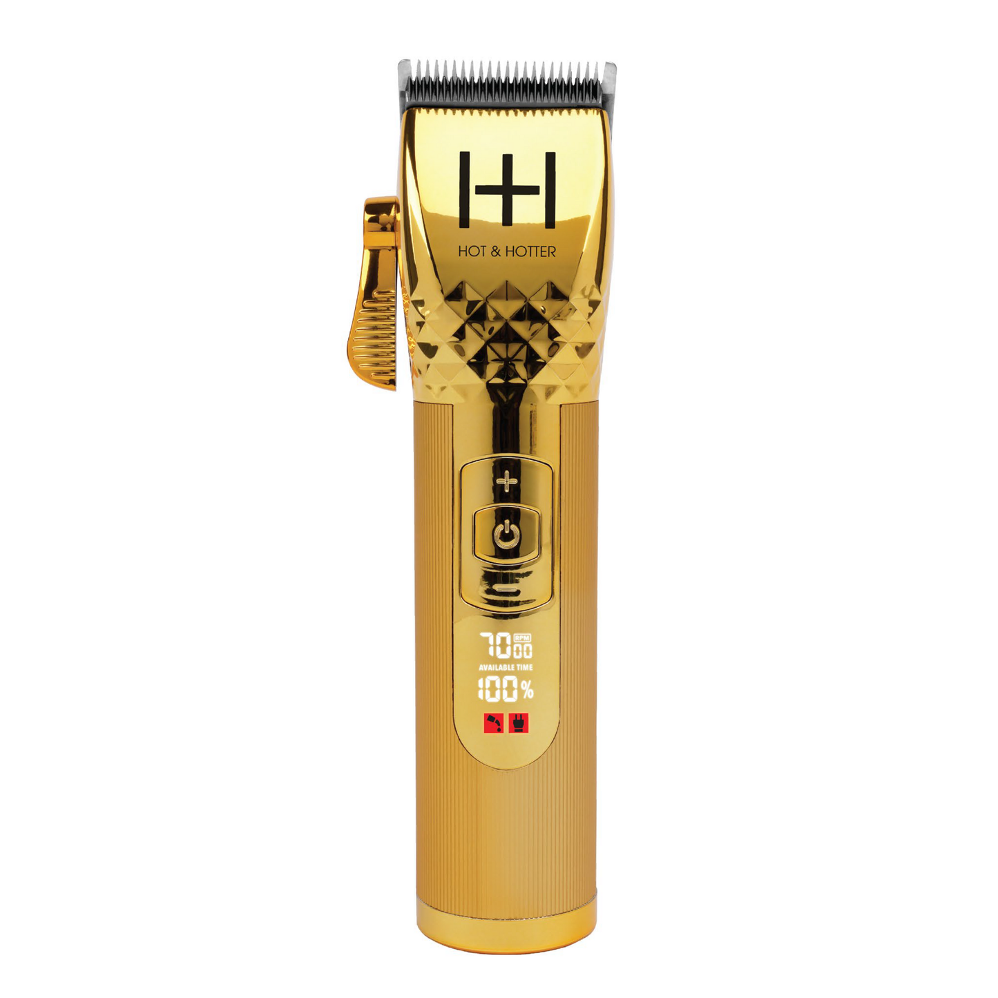 Hot & Hotter Professional Lithium Cordless Clipper, 1 Count, Gold Annie International, Inc.