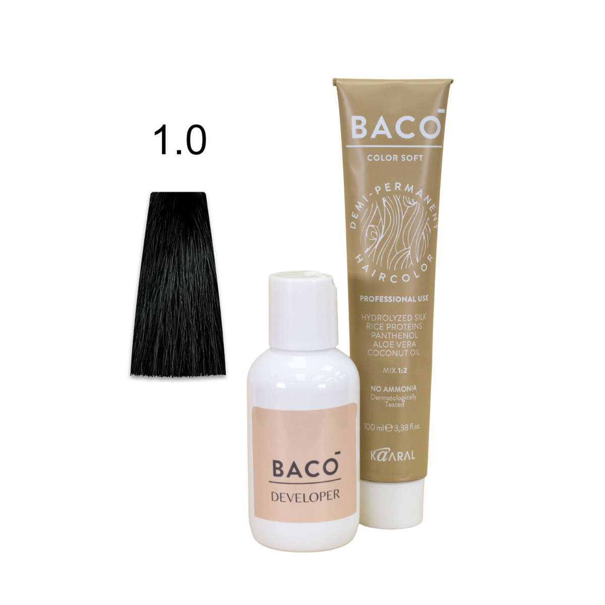 BACO Color & Developer Duo LV 1 Black Hairs Talent's E-Shop