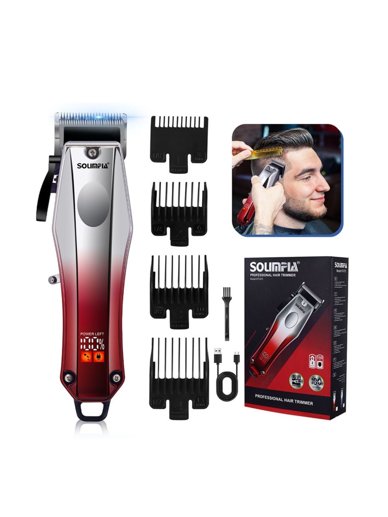 Electric Hair Clipper Unique Oils