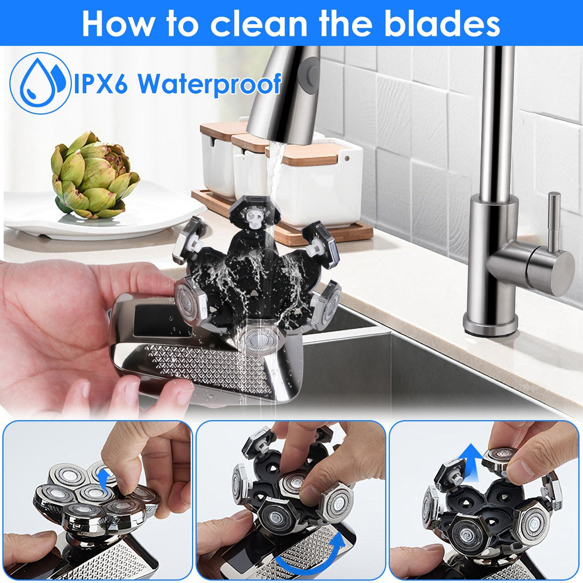 Head Shavers for Bald Men Gamba Beauty