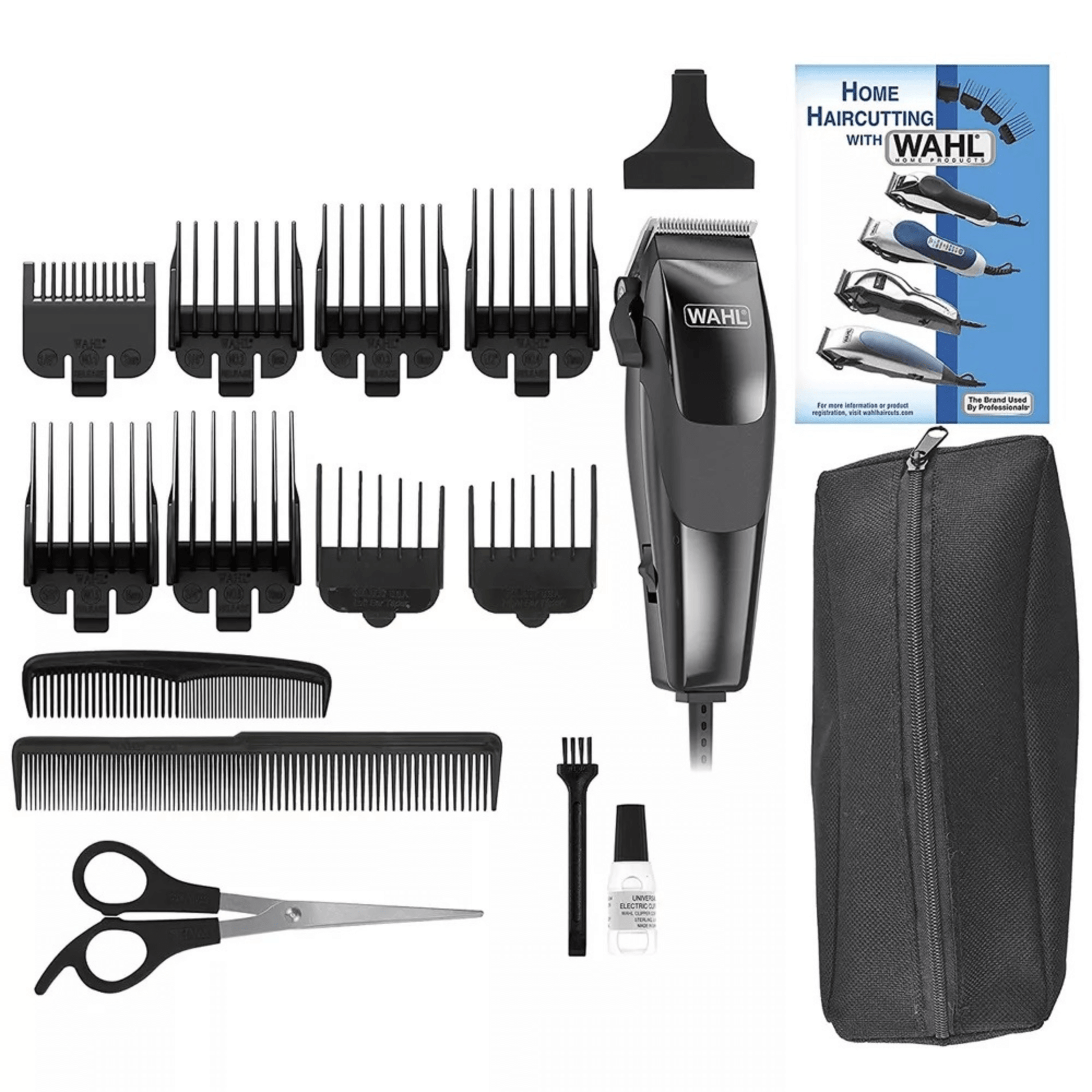 Wahl 15-Piece Sure Cut Adjustable Hair Clipper Kit Jupiter Gear Home