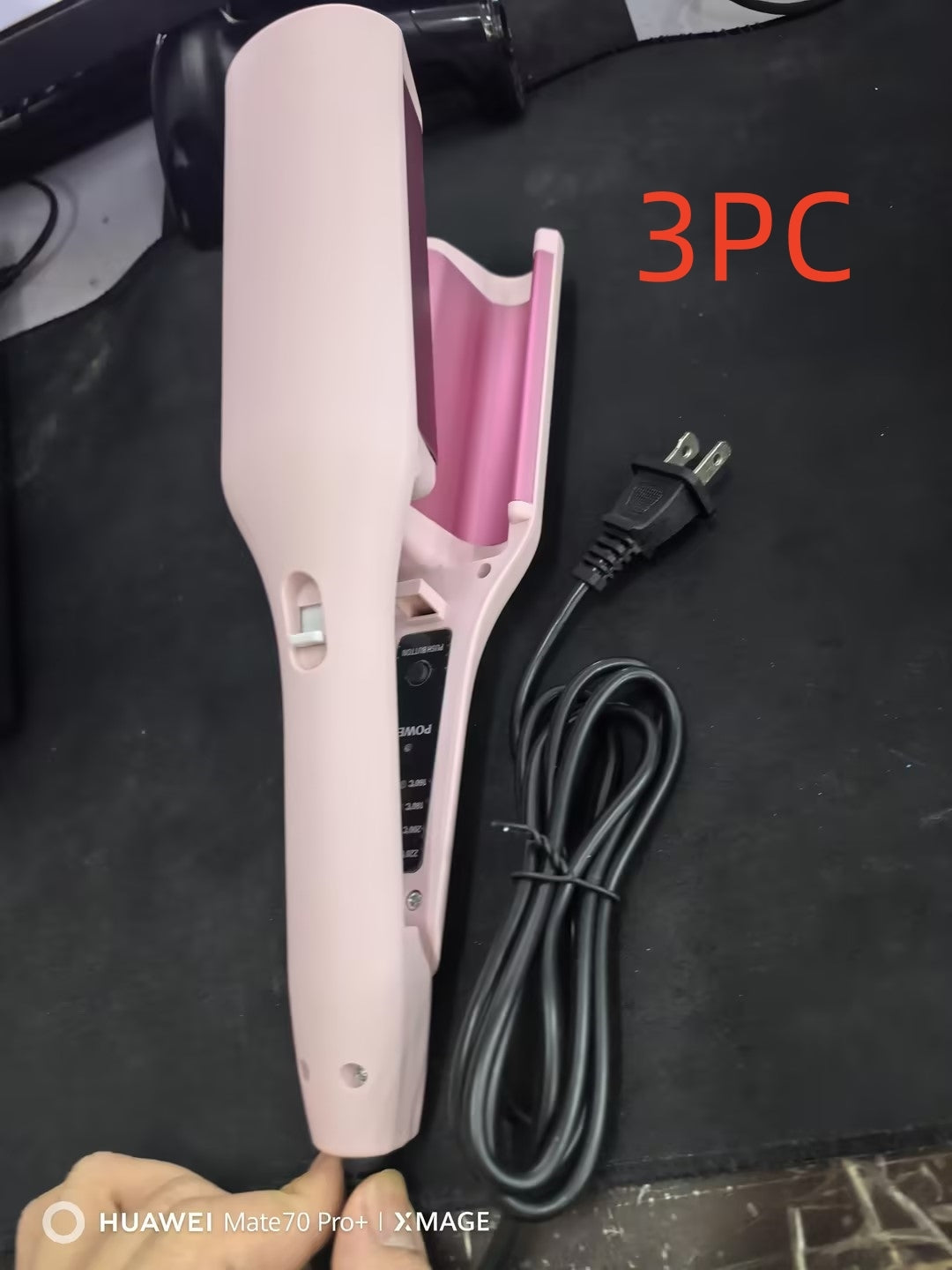Hair Curling Iron 32mm Deep Wave Hair Curler 4 Temperature Adjustable Fast Heating Crimping Iron Styler Wand For All Hair Style Elyvora LLC