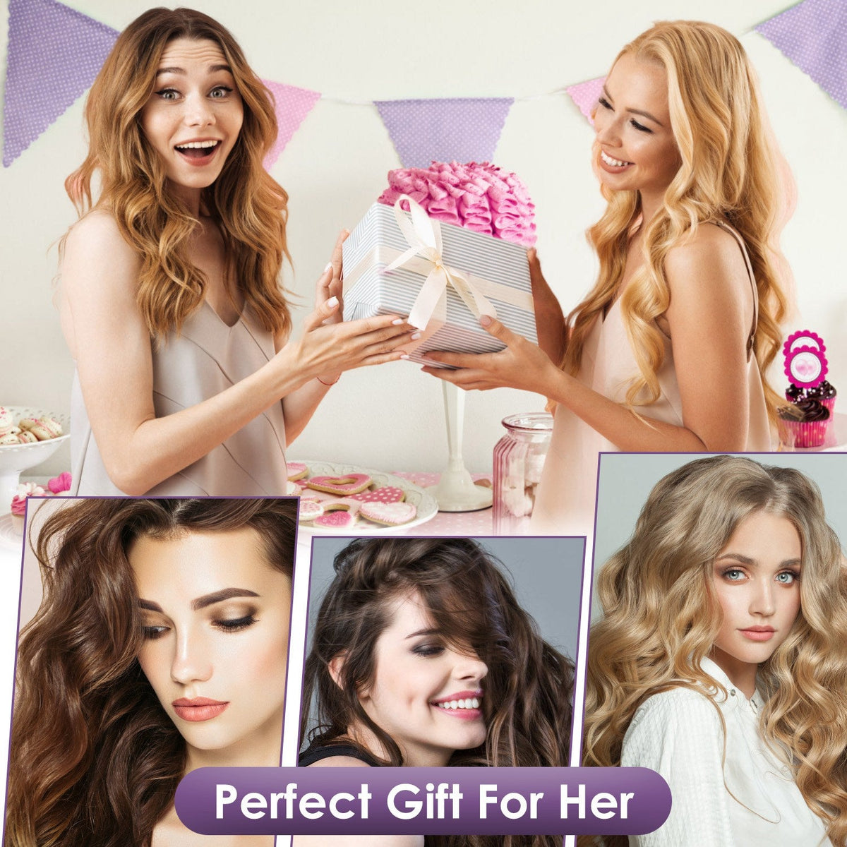Deep Curling Wand with 5 Temps Gamba Beauty