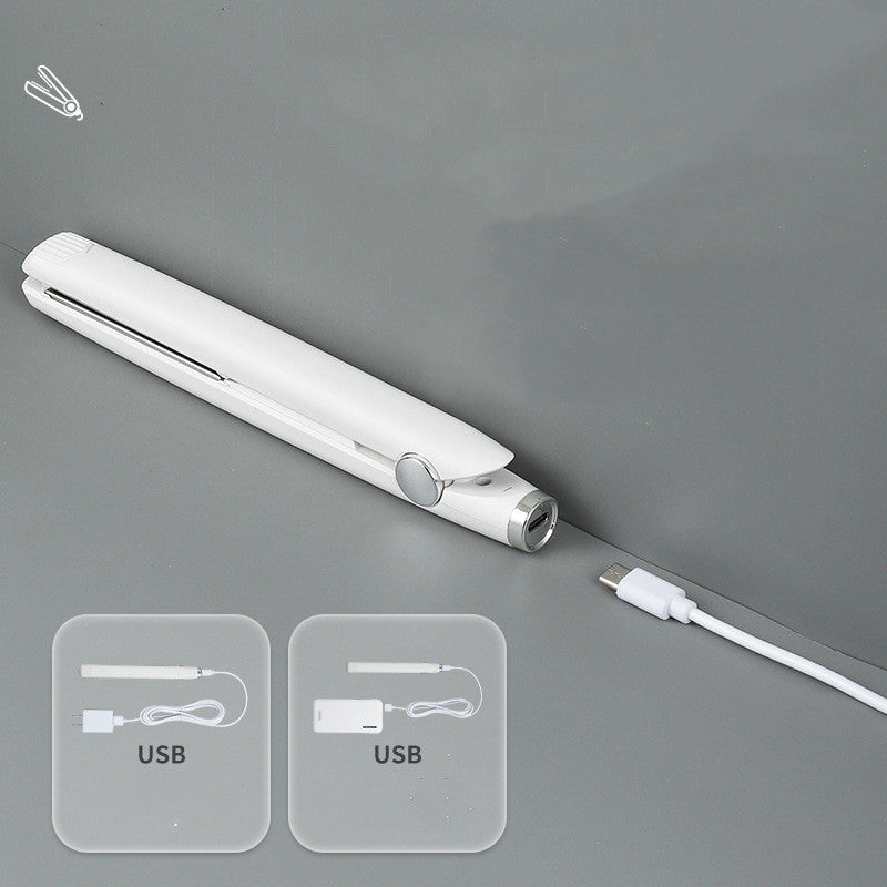 Usb Interface Mini Hair Curler And Straightener Dual-use Hair Curler Elyvora LLC