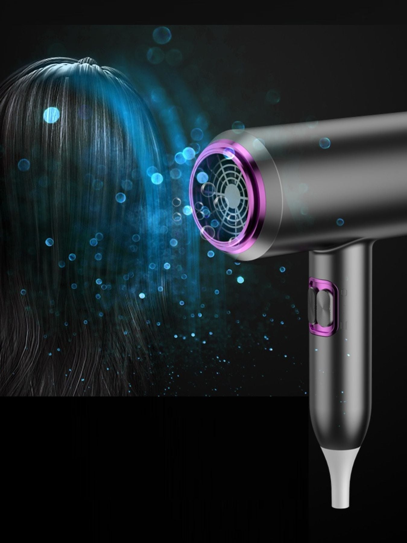 Portable Negative Ion Household Hair Dryer Unique Oils
