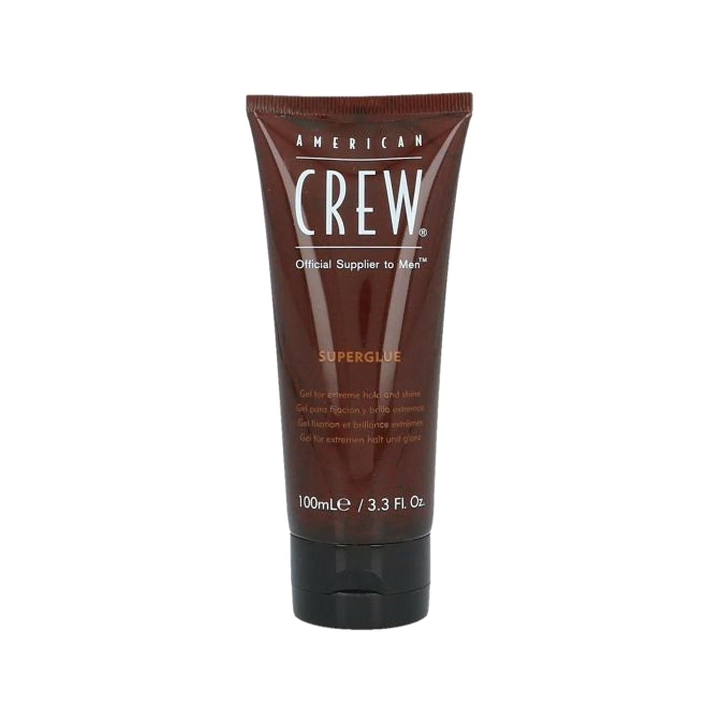 American Crew Superglue Extra Strong Hold and Shine Gel 100 ml - Strong Hold Hair Gel for Men Beauty Care Bag