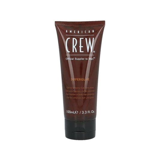 American Crew Superglue Extra Strong Hold and Shine Gel 100 ml - Strong Hold Hair Gel for Men Beauty Care Bag