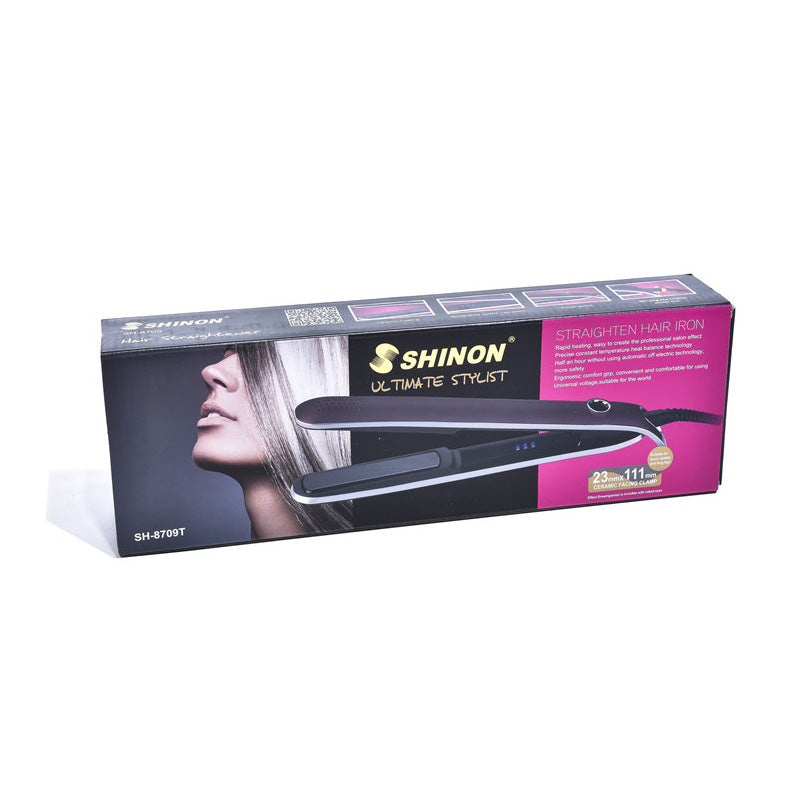 Thermostatic Ceramic Hair Straightener Irons Nano Titanium Elyvora LLC