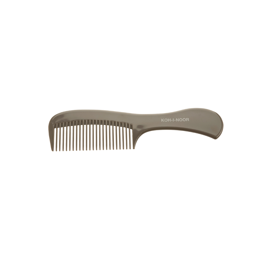 Professionale Wide Tooth Comb with Handle - Detangling for Curly & Frizzy Hair KOH-I-NOOR Beauty USA