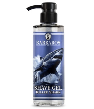 BARBAROS KILLER SHARK SHAVE GEL 16.9OZ N.O.S. Barber Supply