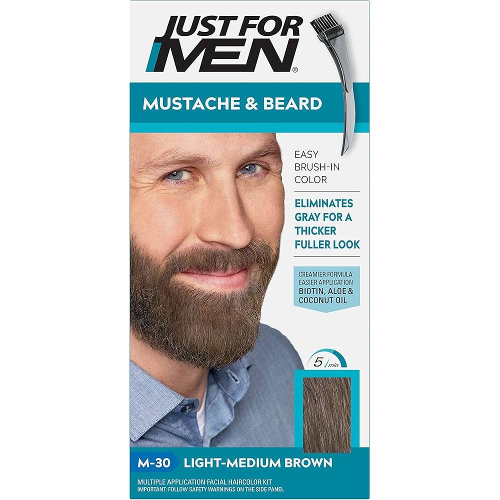 Just For Men Brush-In Color Gel M-30 Light Medium Brown 1 Count Pasteur Pharmacy