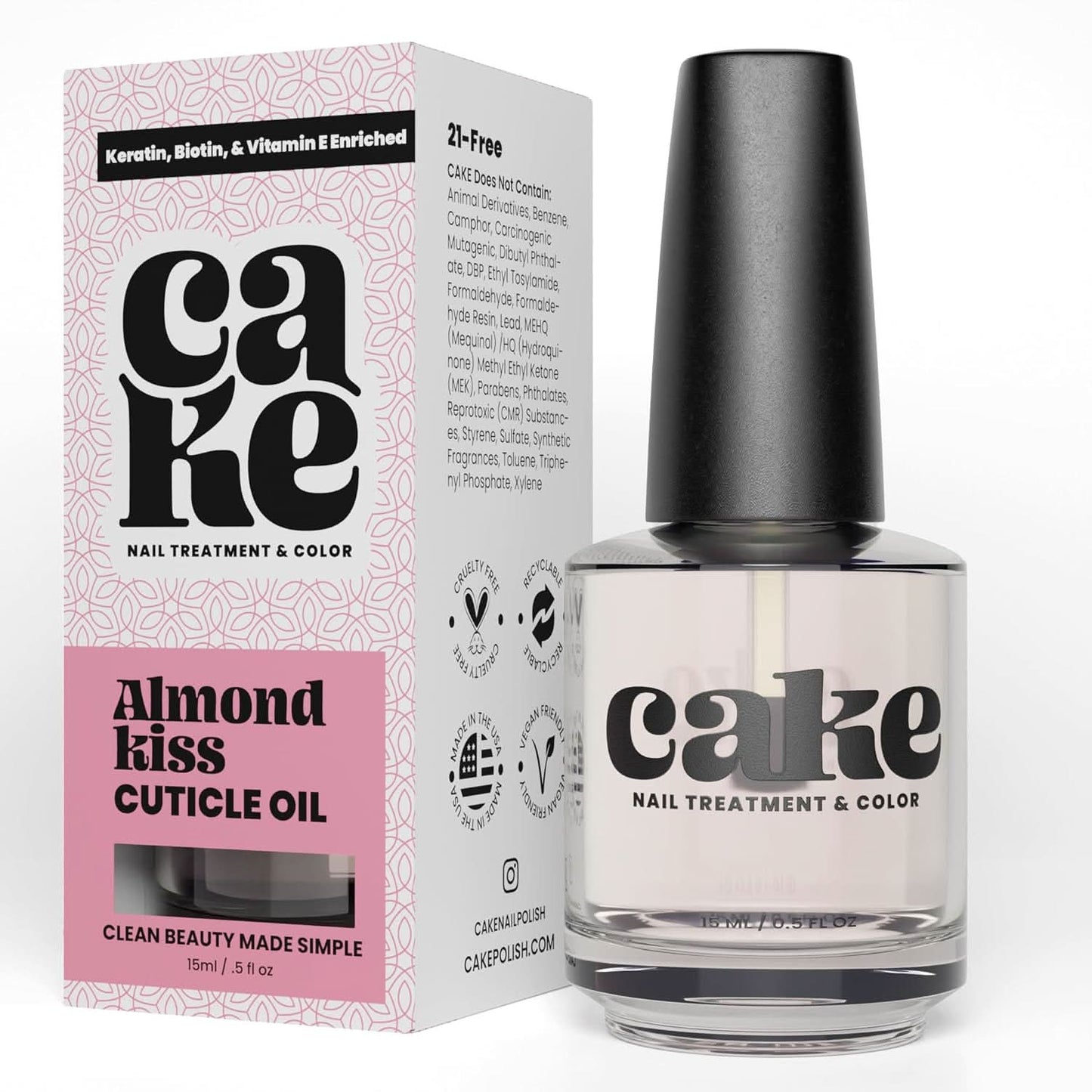 Cake Polish Super Dry Quick Dry Top Coat Nail Polish 0.5 fl oz The Beauty Box