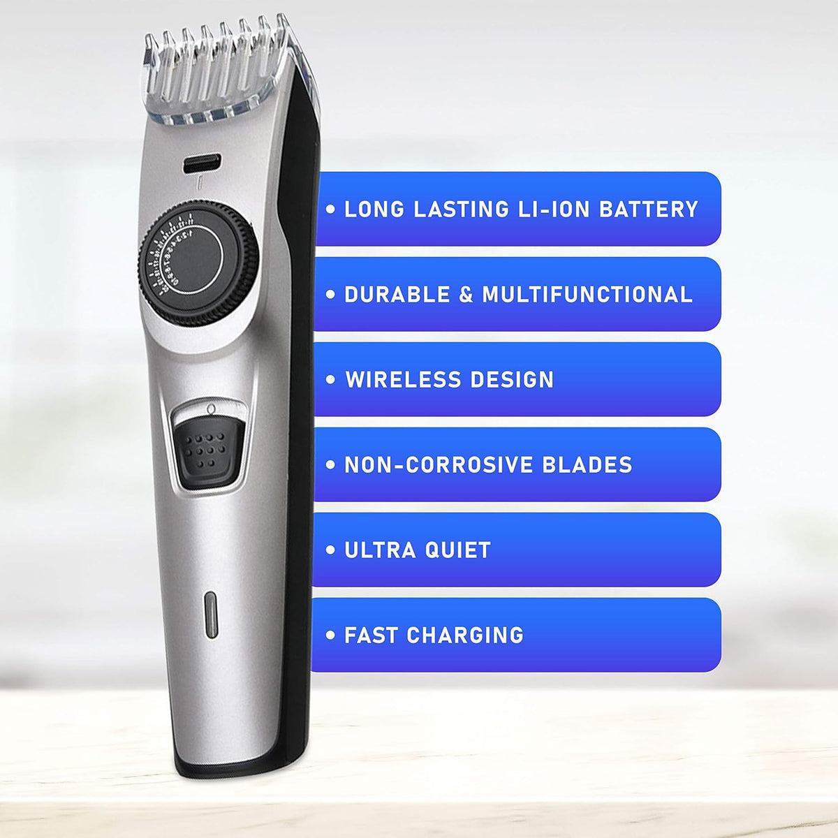 Cordless Electric Beard Grooming Kit Gamba Beauty