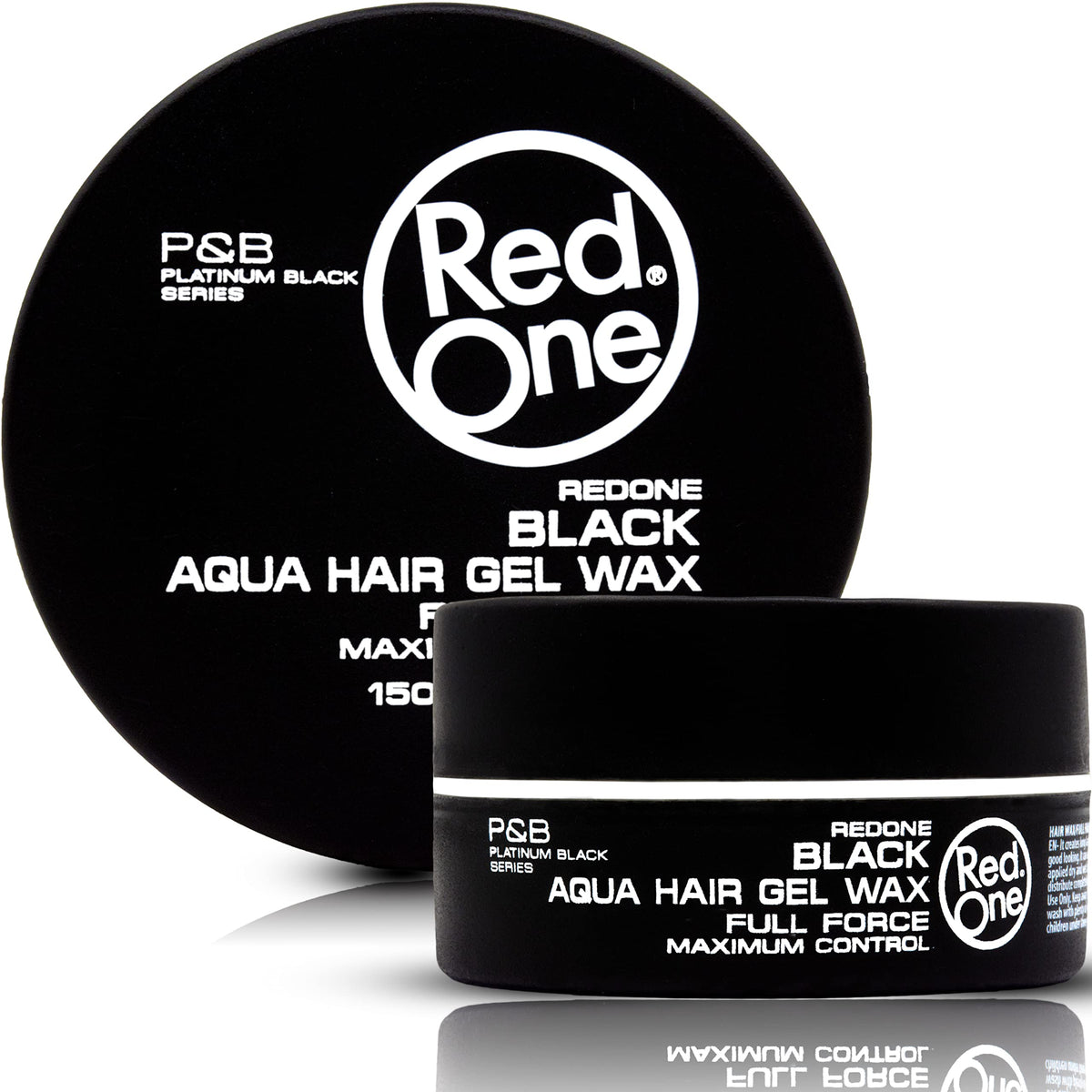 Red One Black Aqua Wax 150ml - Long-Lasting Hold | Hair Styling Beauty Care Bag